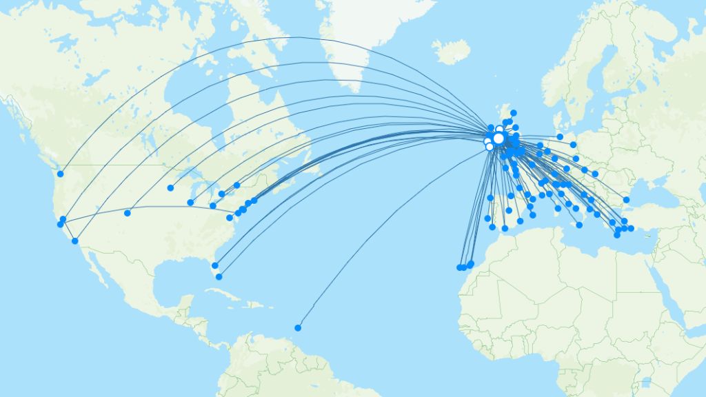 Aer Lingus Routes 2024 – Map With All Flights - Flight Routes