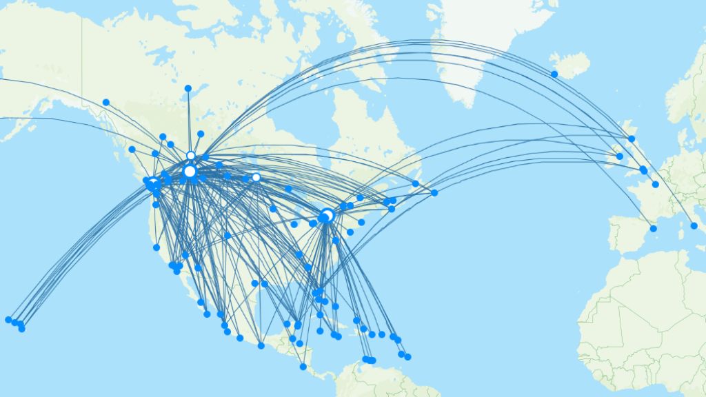 WestJet Airlines routes 2024 – map with all flights - Flight Routes