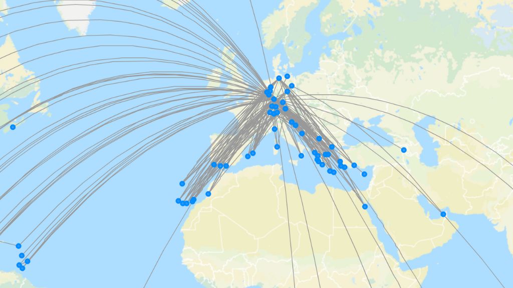 Condor routes 2024 – interactive map with all flights - Flight Routes